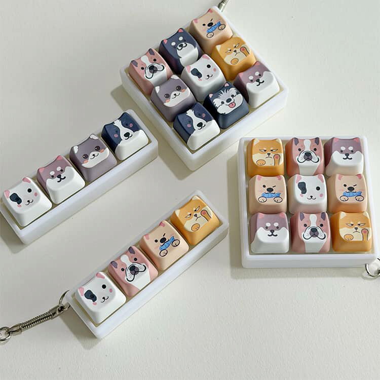 9キー バッグチャーム キーボード かわいい 暇つぶし ミニキーボード 指遊び 減圧 握る ボタン キー押し 無限 スクイーズ キーホルダー チャーム 犬 いぬ ワンちゃん キーボード ランドセル おもちゃ 大人 子供 プッシュトイ ストレス発散 ストレス解消 グッズ beppin14-10005377 Beppin楽天市場店 サンプル画像3