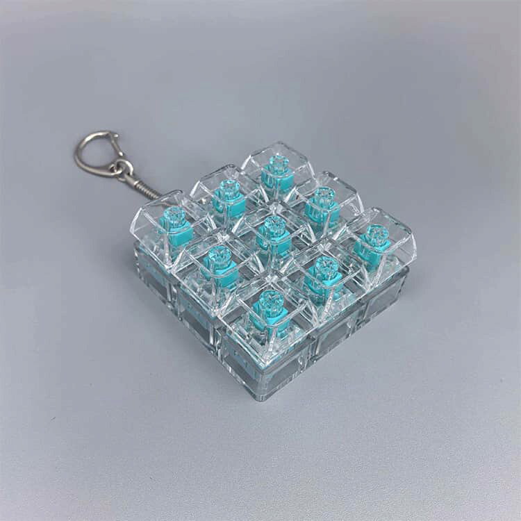 キーホルダー ミニキーボード 光る クリア おもちゃ LED 9キー キー押し バッグチャーム ライト付き 指遊び ストレス解消 グッズ 減圧 ボタン 握る スクイーズ キーボード キーボードキーホルダー かわいい 大人 子供 プッシュトイ LED ストレス発散 beppin14-10005417 Beppin楽天市場店 サンプル画像3