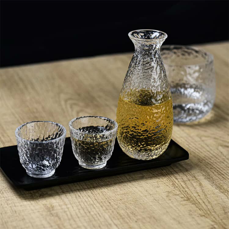 酒器 ガラス 4点セット 徳利 クリア ぐいのみ 冷酒器 冷酒 おちょこ お猪口 酒器 ...