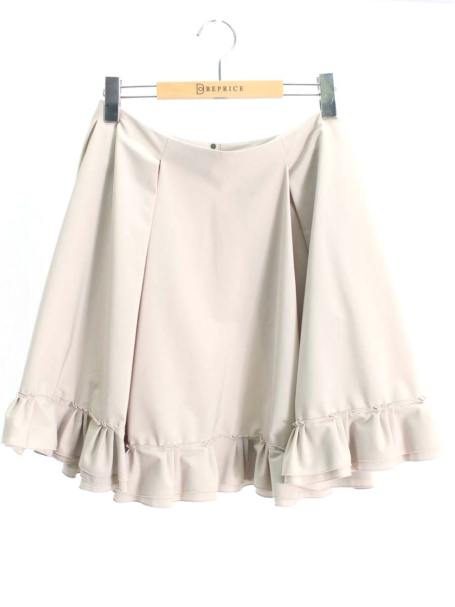 フォクシーニューヨーク レイニーブリリアント 31766 スカート 40 ベージュ【中古】ITWFR8C6416S