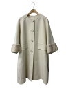 フォクシーブティック Coat Aria 43859 コート 40 ホワイト ミンク×カシミヤ【中古】 ITDUWA5DO8WS