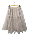フォクシーブティック Skirt Annette 42134 チュールスカート 42 ベージュ 2022年増産品【中古】 IT02XXG3OK7C