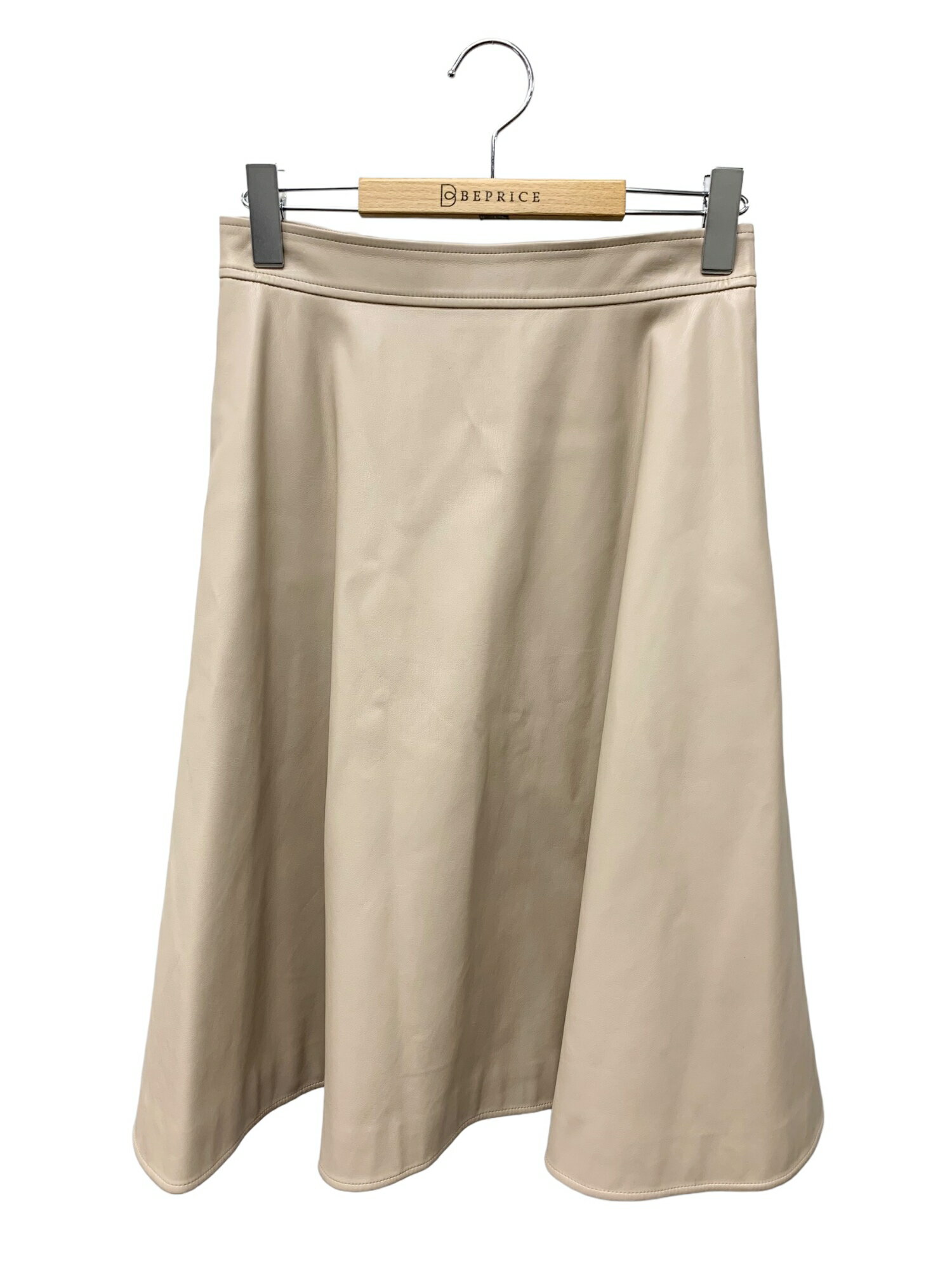 乐天商城 - フォクシーニューヨーク collection Jazz Swing 39223 スカート 40 ベージュ エコレザー【中古】IT8T5C79ULB8