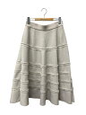フォクシーブティック KNIT SKIRT RONDO 43274 スカート 40 ベージュ【中古】IT4G9Y12O7AG