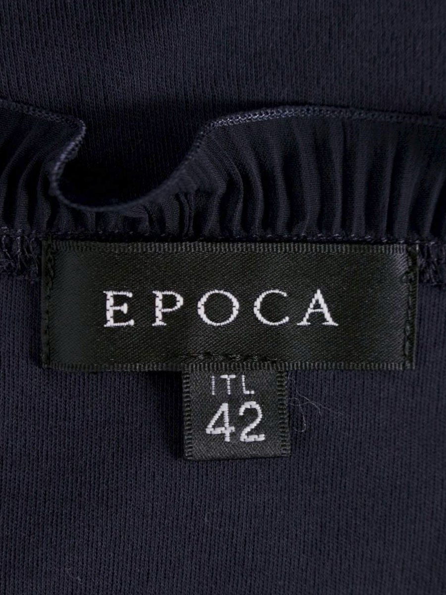 エポカ M5P39-124-28 カットソー 42 ネイビー フリル【中古】 ITSZE0294V34