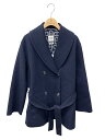 エルメス Chaine d'Ancre ピーコート H5E0240DE 38 ネイビー 100% バージンウール ’24AW【中古】 ITP8EYP1BN68