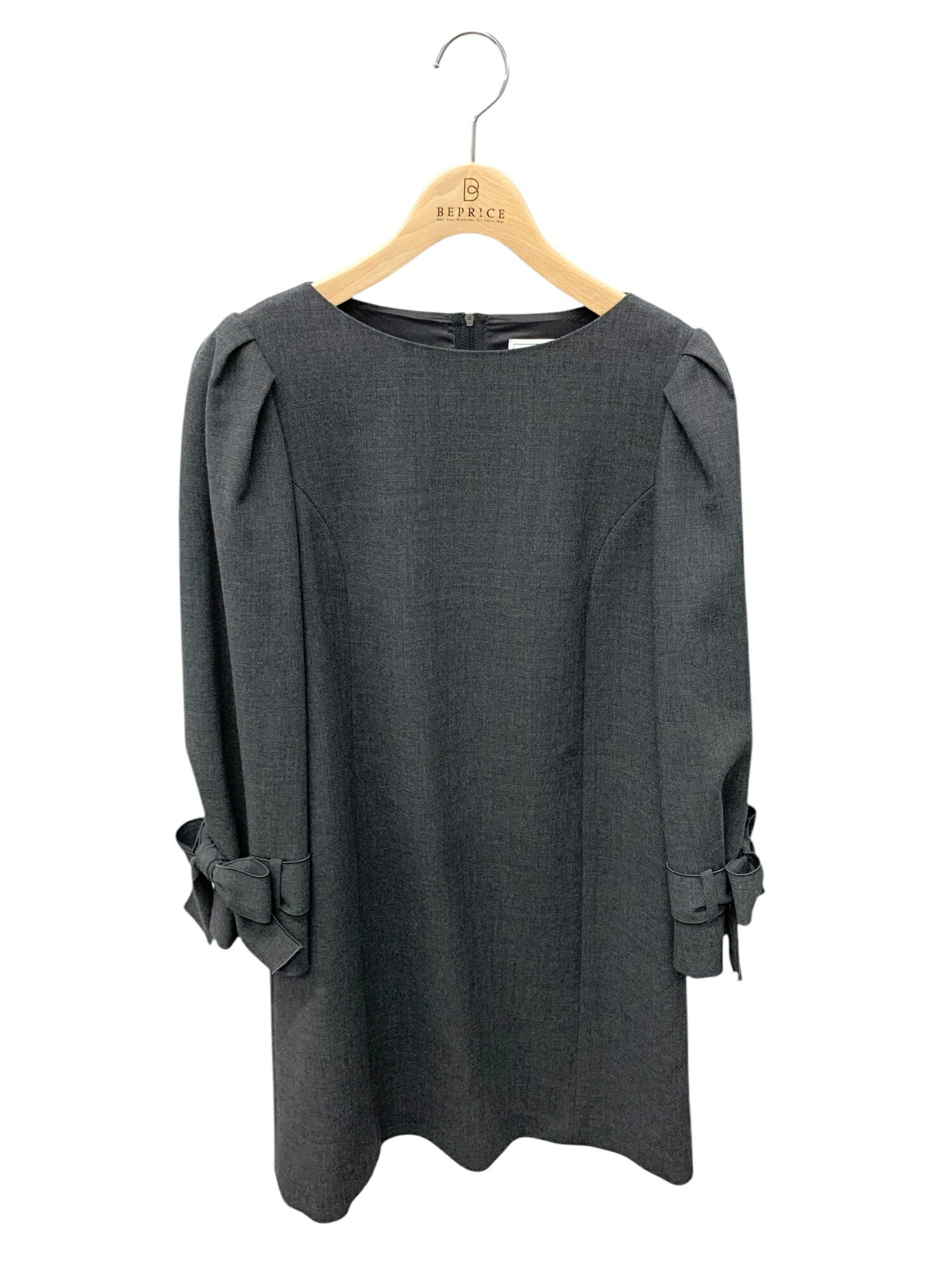 フォクシーブティック Dress Sleeves 39120 ワンピース 38 チャコール【中古】 ITB5UOQZ6PF6