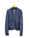 エルメス H452820HK0144 ブルゾン 48 ネイビー ジップアップ ミックス 2024SS【中古】 ITPLY96Q1SOE