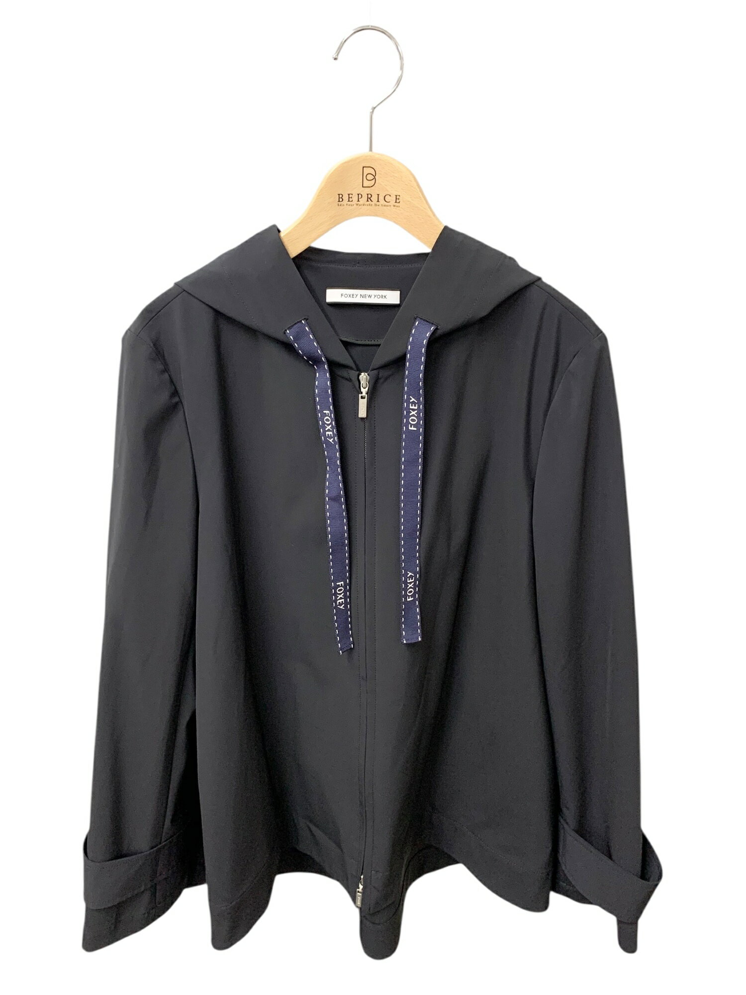 フォクシーニューヨーク Short Coat Carmen 43475 ショートコート 40 ネイビー【中古】 IT872H0IAYLG