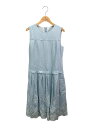 フォクシーブティック Dress Summer Garden 39776 ワンピース 38 ブルー【中古】 IT6U4BRRLHP0