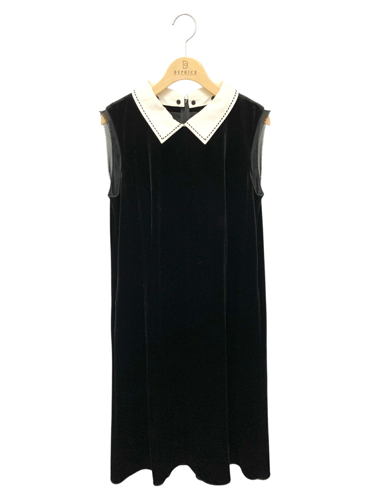 ベロアノワール by フォクシーニューヨーク Dress Bijou Stitch 40166 ワンピース 40 ブラック 2way【中古】 ITXP1JYJ4JTW
