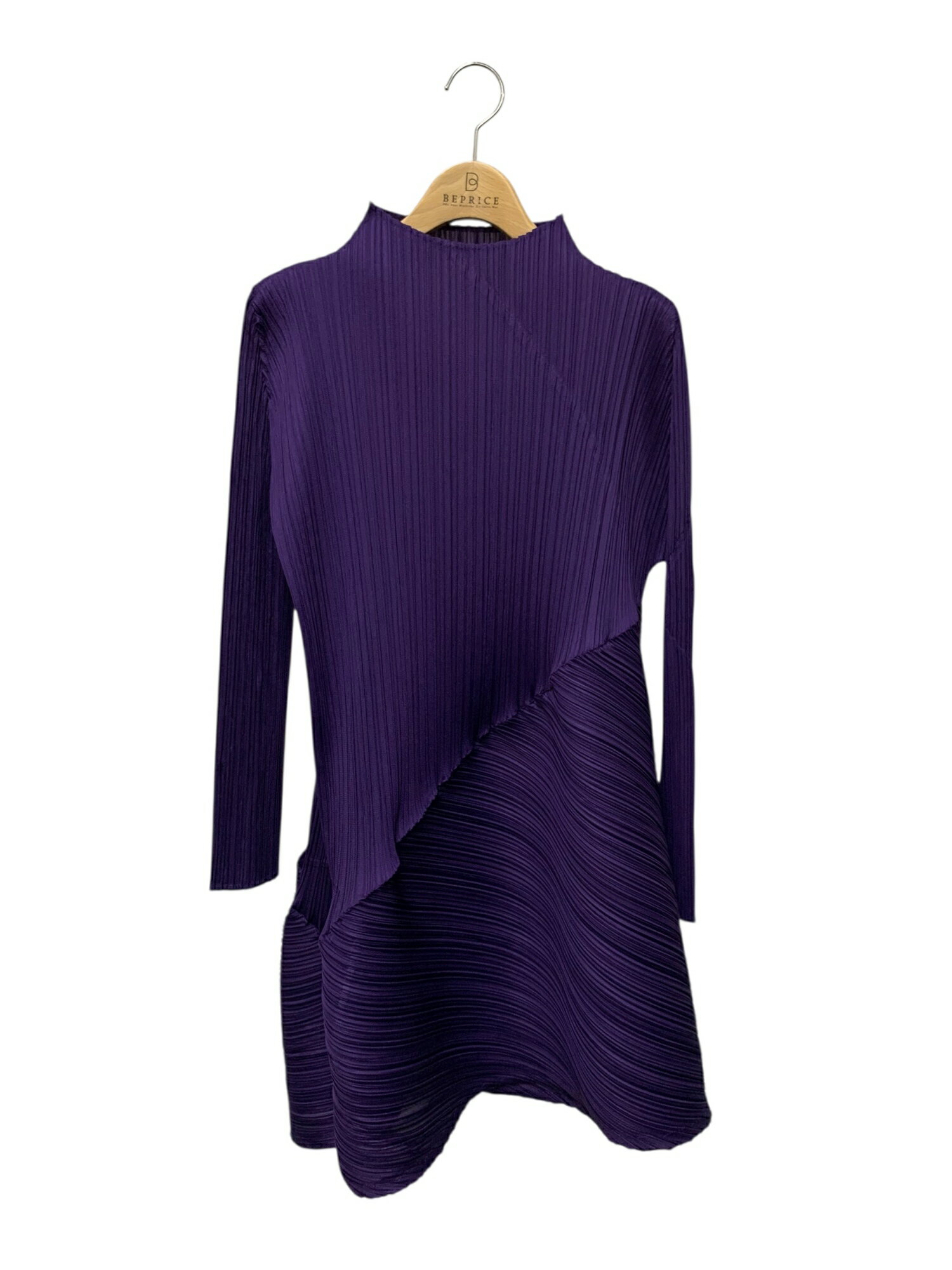 プリーツプリーズイッセイミヤケ PP31-JT511-81 トップス 3 パープル プリーツ【中古】 ITMUFTEPACD8