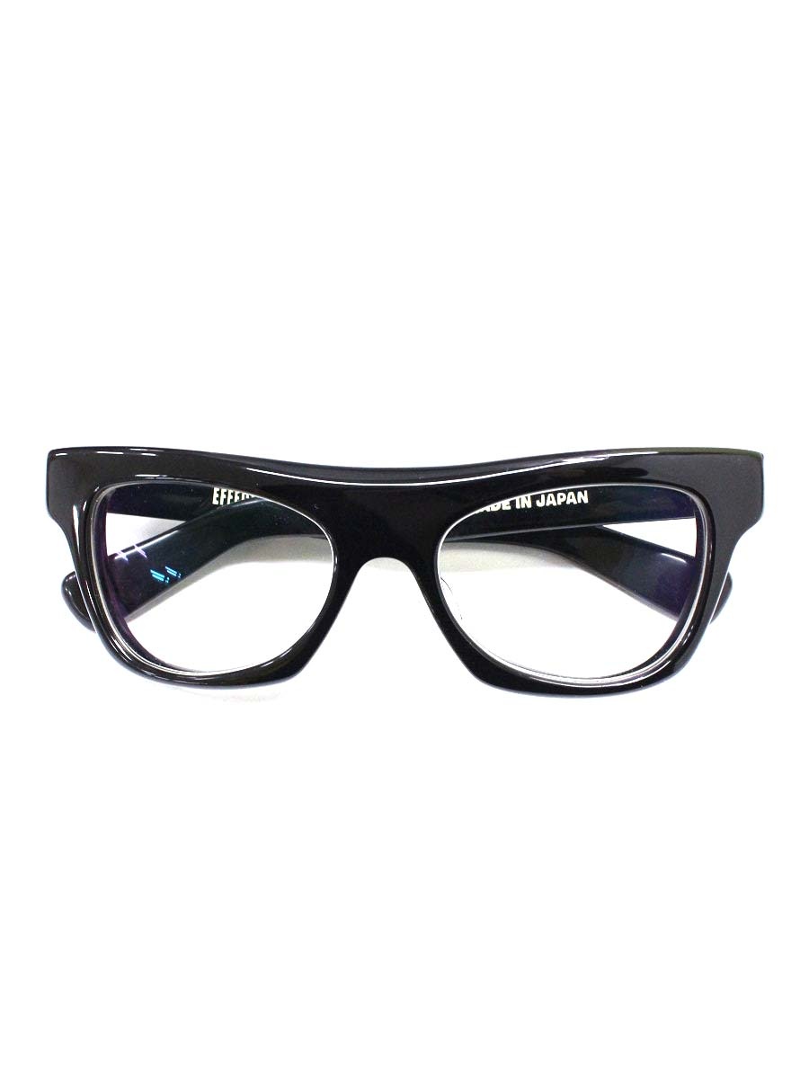 エフェクター CHARLES メガネ ブラック NIGO ニゴー コラボ セルフレーム【中古】 ITJYHHTMM8X6(4.0)