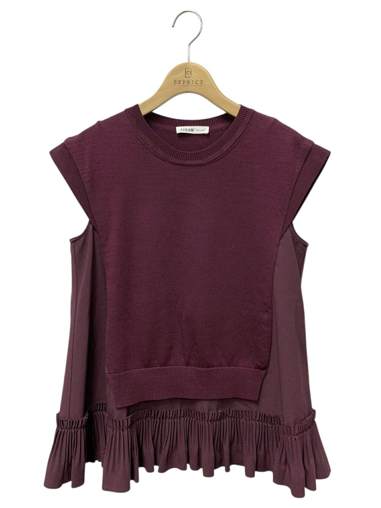 乐天商城 - 【59％OFF】アディアム Rosemary ローズマリー 44793 ニット XS ワインレッド プリーツ【中古】 ITEJ8FZNTN3Z RSS50