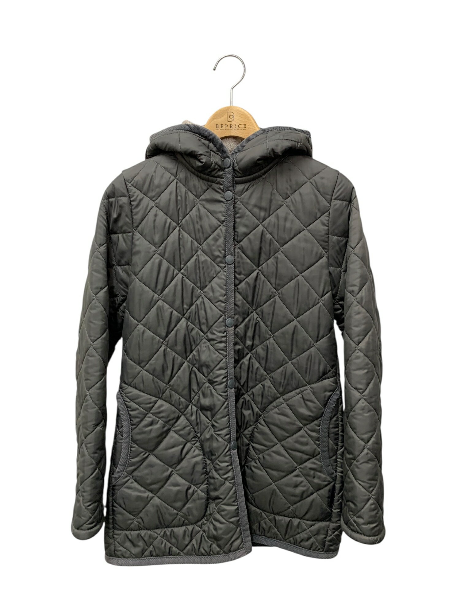 乐天商城 - ラベンハム LVH-19-BP キルティングフーディー 34 グレー 19AW【中古】 ITUTJKFE036O