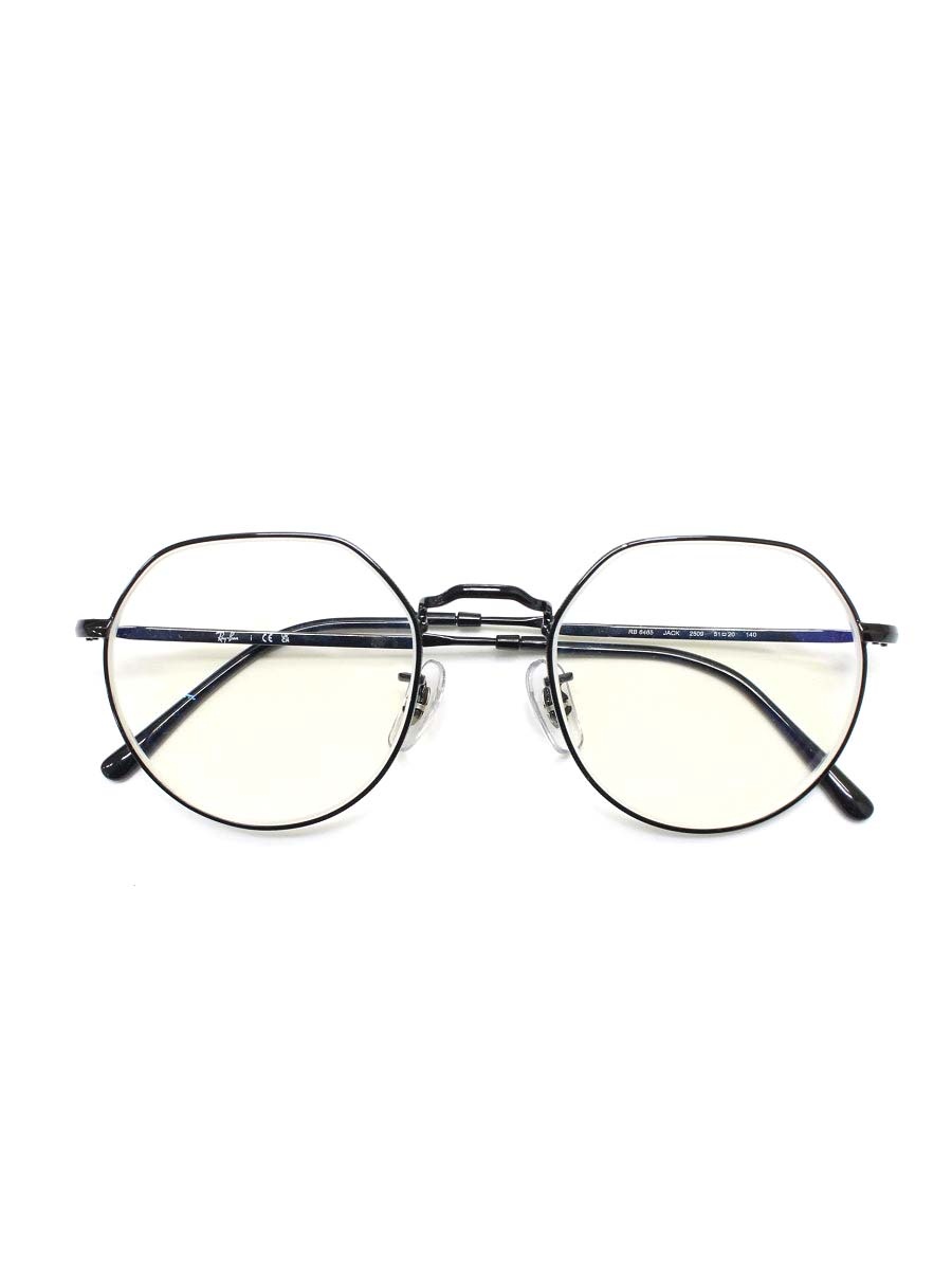 DIOR - レイバン JACK OPTICS RB6465 メガネ ブラック メタルフレーム フルリム【中古】 IT4FP2TE260A