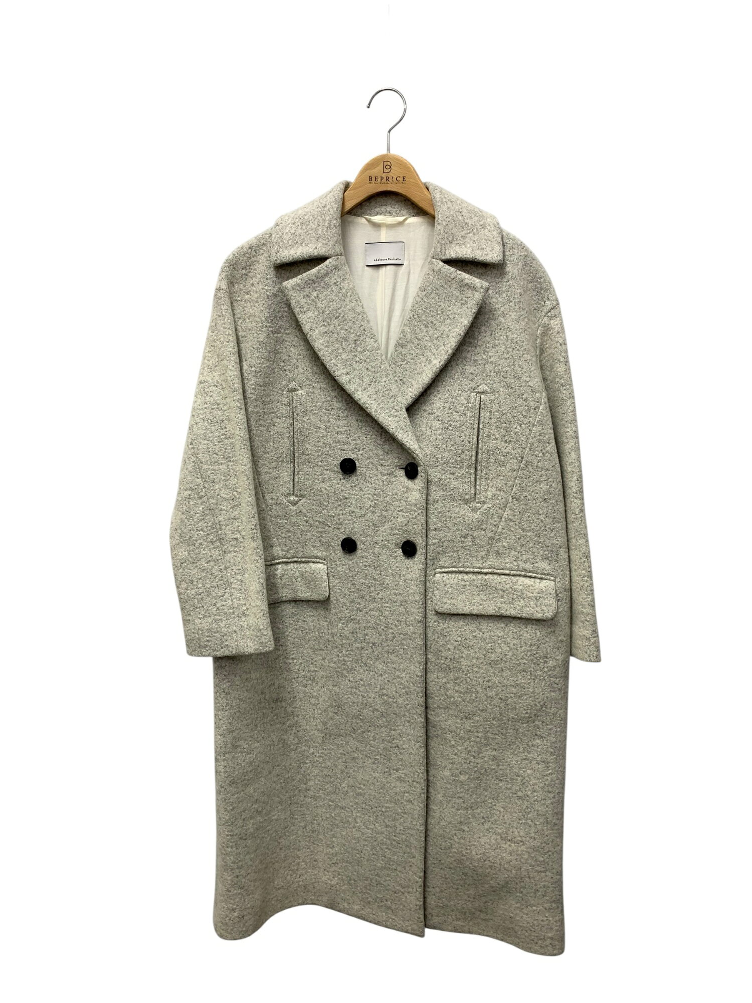 乐天商城 - アバハウスドゥヴィネット 30330000004 ステンカラーコート 1 グレー ウール混【中古】 ITJH3OPRY8DC