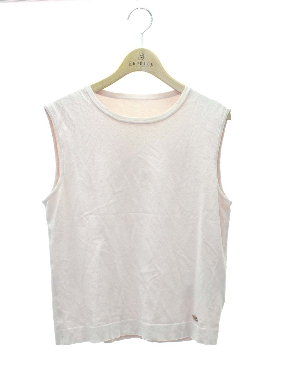 乐天商城 - フォクシーブティック Sleeveless Knit Top 36713 ニット トップス 40 ピンク ノースリーブ【中古】 ITWMBXOBMS4Y