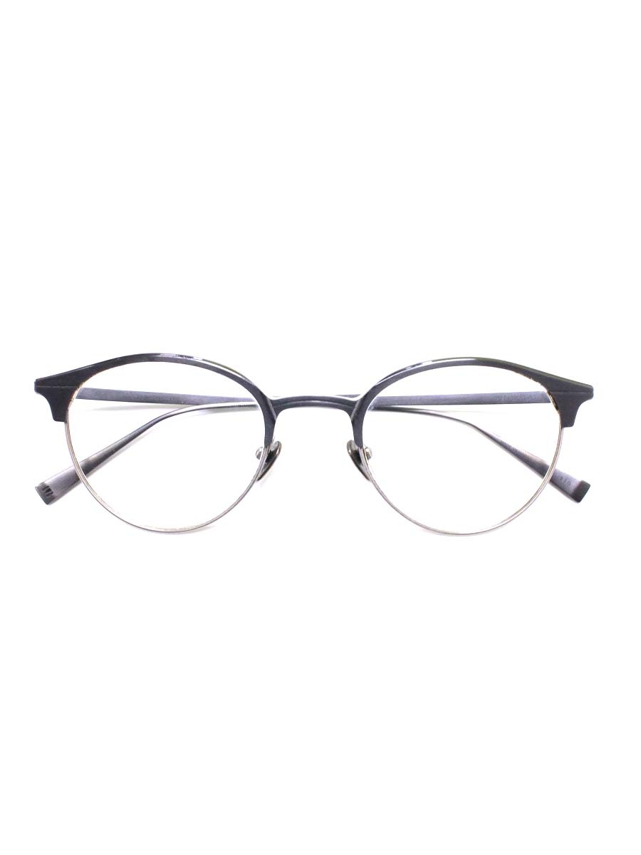 乐天商城 - 増永眼鏡 ASTORIA メガネ チャコール/シルバー アストリア メタルフレーム フルリム ボストン【中古】 ITPDECQCLDDW