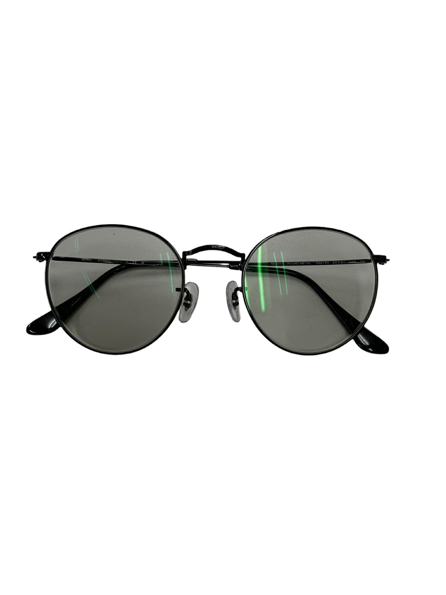 乐天商城 - レイバン ROUND METAL RB3447 サングラス ブラック ラウンドメタル フルリム ラウンド【中古】 ITU6789LI1IG