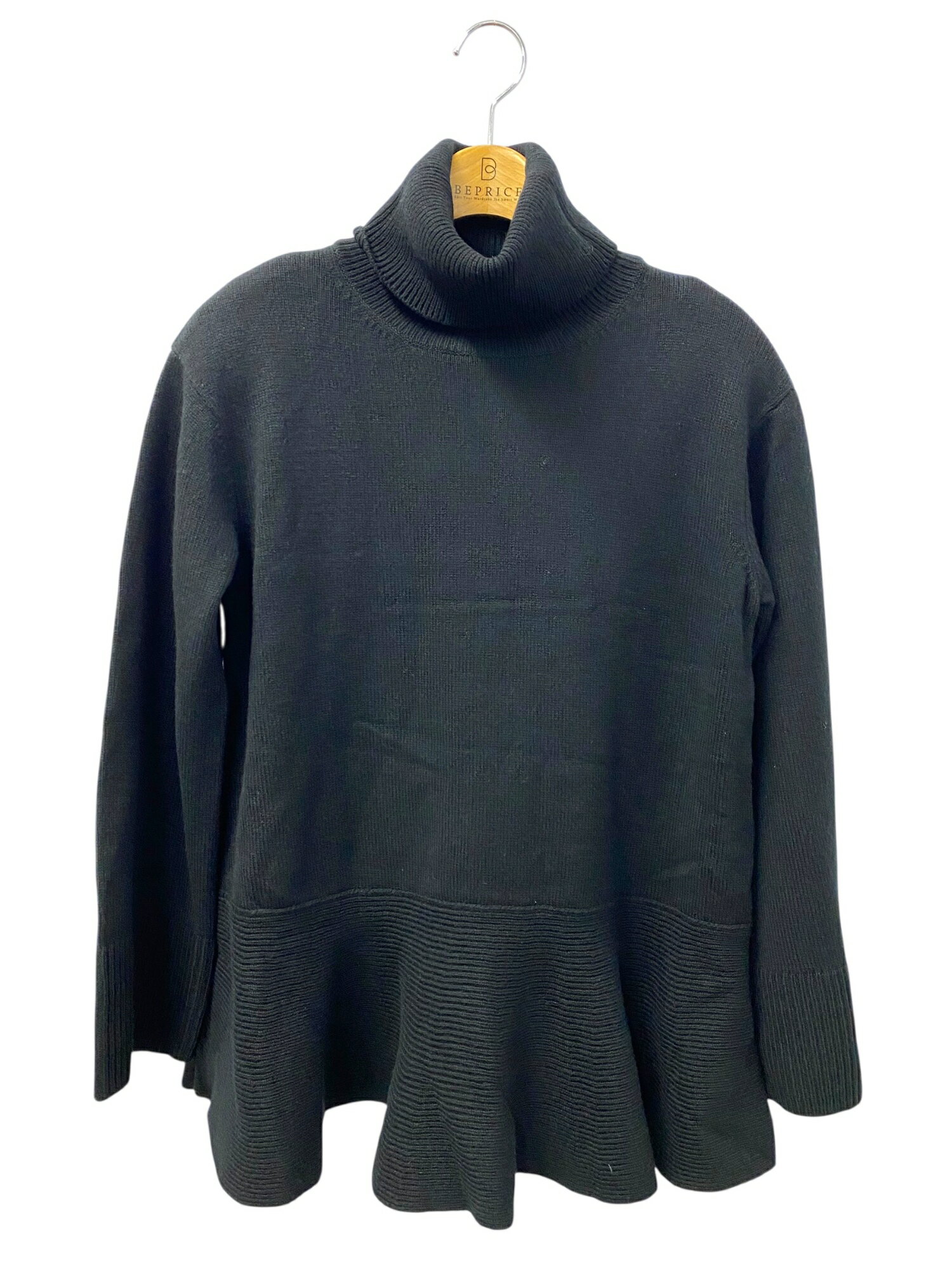 乐天商城 - フォクシーニューヨーク collection Knit Top Peplum Flare 40008 ニット 40 ブラック SP品【中古】 ITU6CSSMD8R4