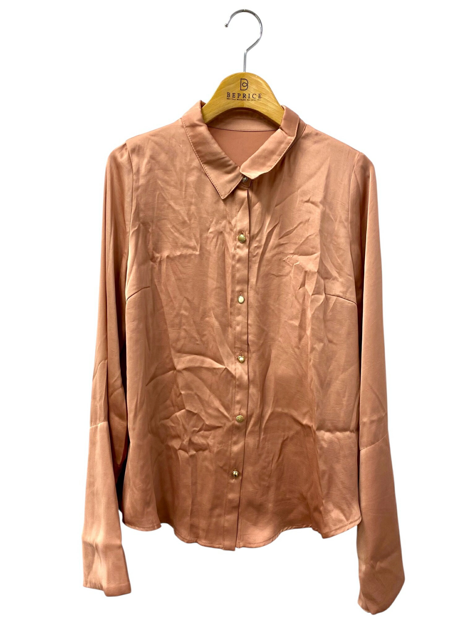 乐天商城 - エイミーイストワール ヴィンテージボタンサテンシャツ 1118510491-0 F ピンク 2018AW【中古】 ITGZ8WUOGYP4
