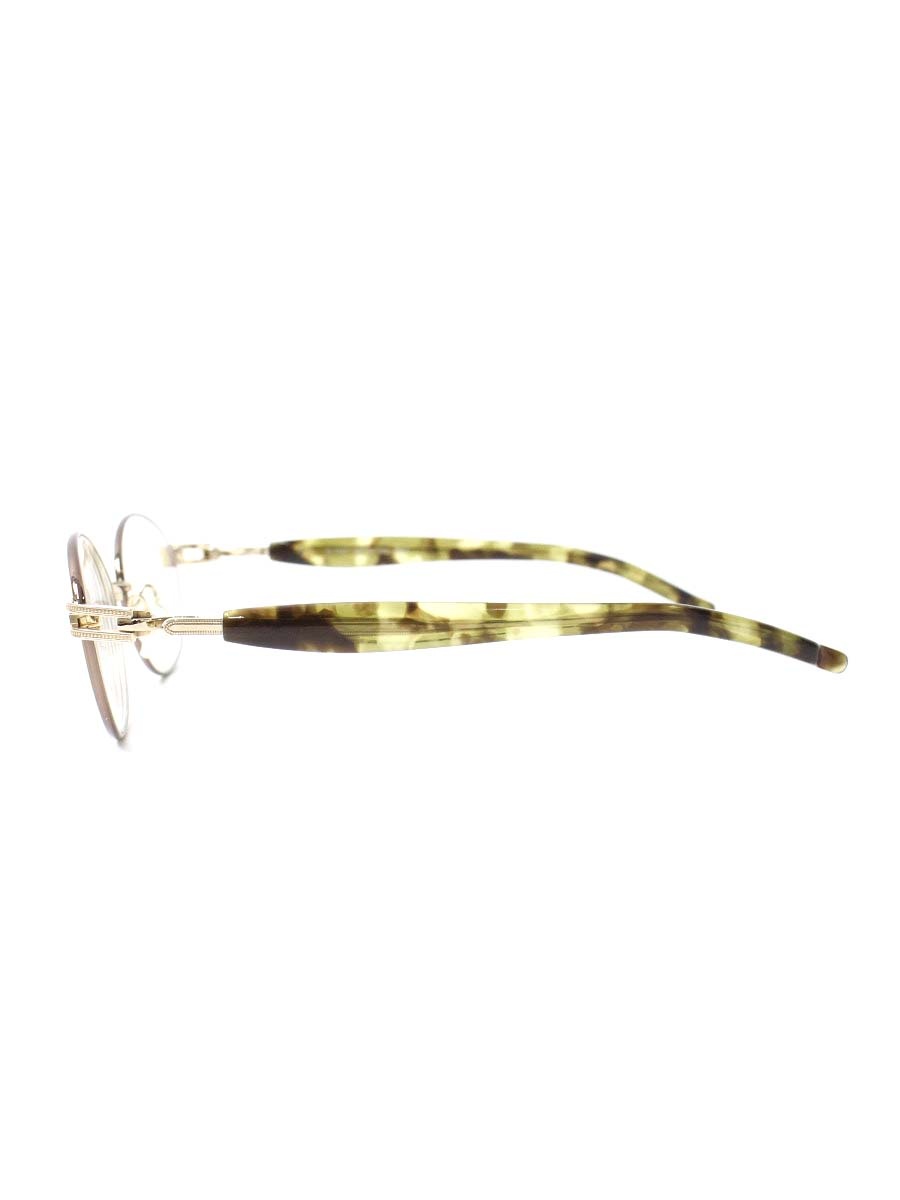 フォーナインズ S-726T メガネ ブラウン/ゴールド オーバル べっ甲柄【中古】 IT8G15KABZ80 3