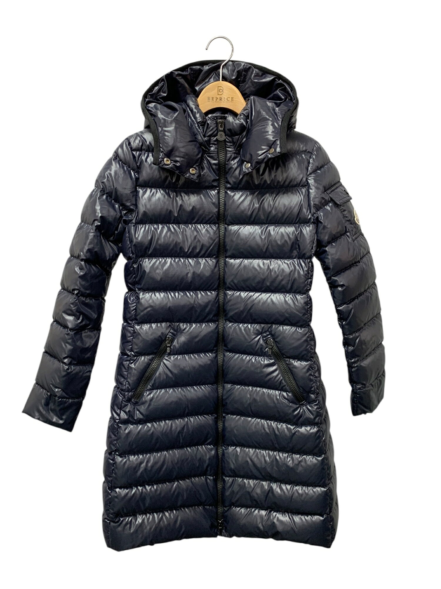 【希少レア✨】MONCLER MOKA ダウンジャケットロング丈　ブラック　1 ブラック Mokaロングダウンジャケット : ロングジャケット＆パーカー