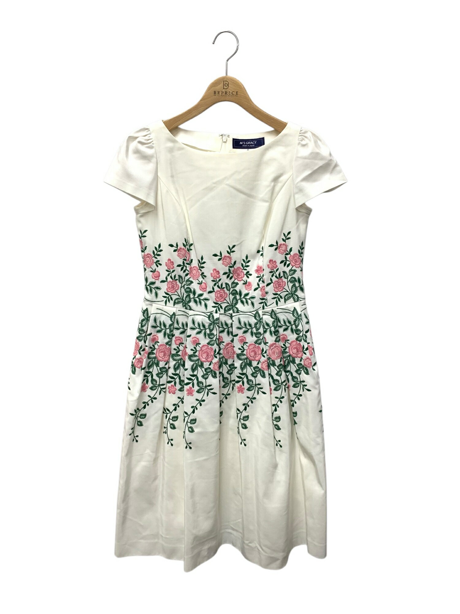 エムズグレイシー Flower pattern Embroidery Dress 911307 ワンピース 36 ホワイト ITLKFYOHCLQ0
