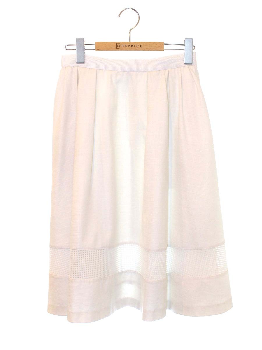 乐天商城 - フォクシーニューヨーク 34749 スカート 40 ホワイト 34749 Hem Mesh【中古】 IT9ZMXOZB78Y