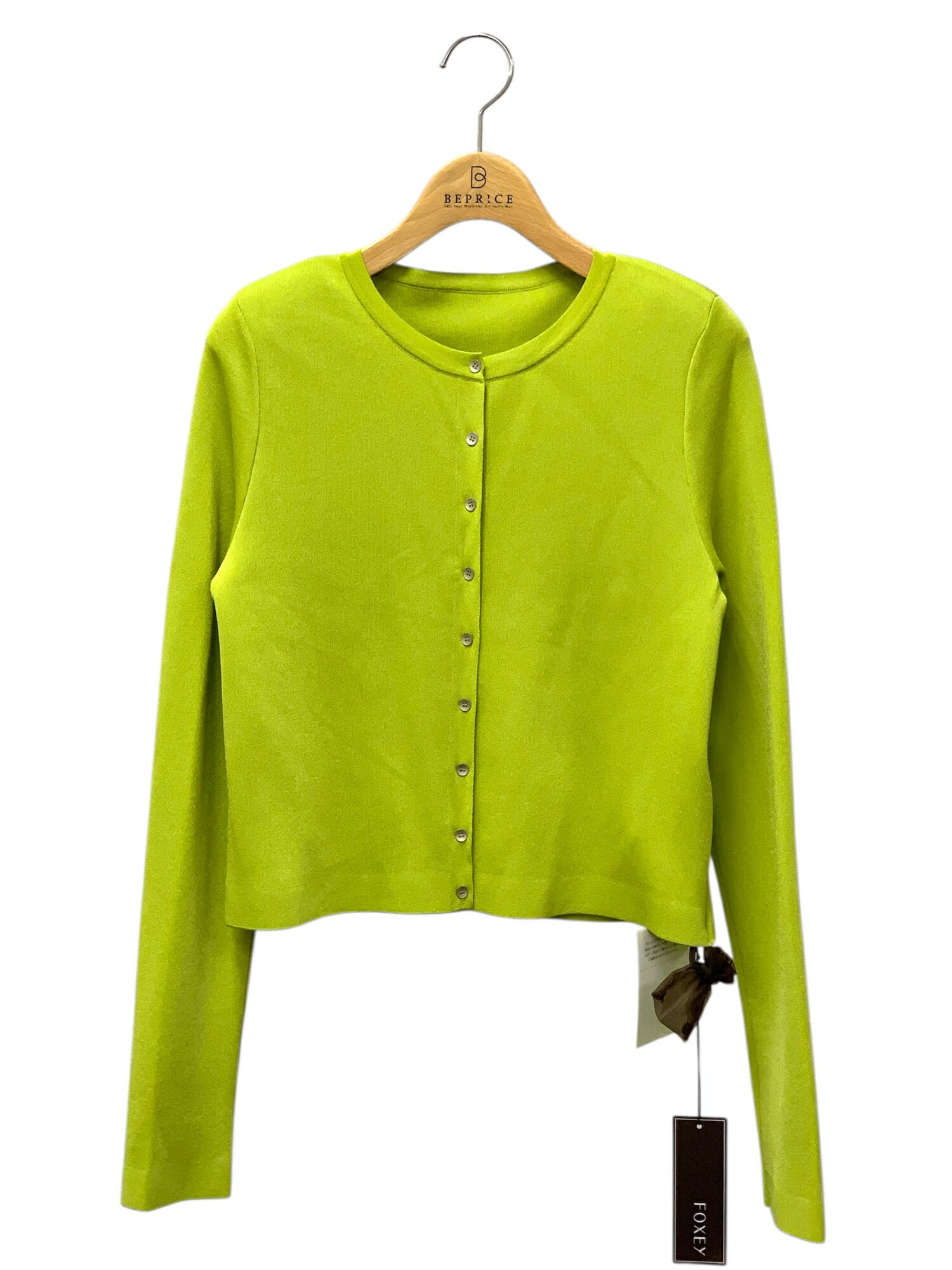 フォクシー　F カーディガン　38 グリーンティー 41960 Everyday Cardigan – FOXEY 公式オンラインストア