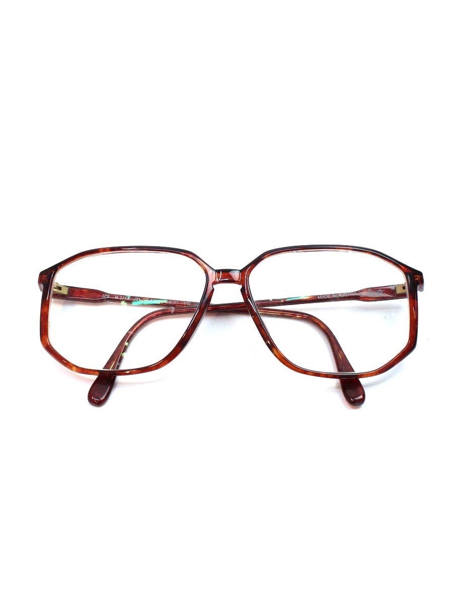 Paul Smith - シルエット SPX M2711 メガネ レッドブラウン セルフレーム フルリム オクタゴン【中古】 IT6EES98929S
