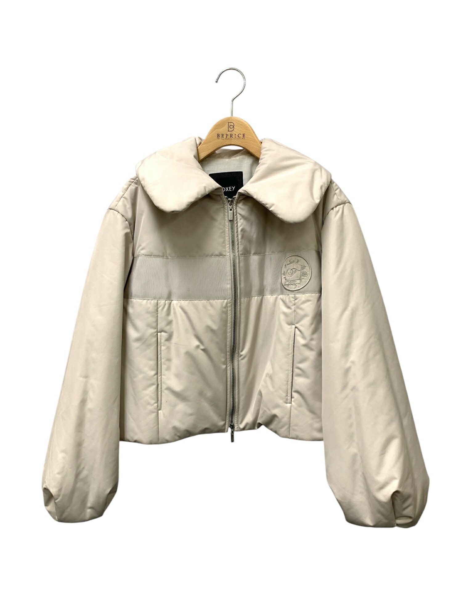 乐天商城 - フォクシーブティック Short Coat Crema 43236 中綿ジャケット 40 ベージュ【中古】 ITX0RYOWDARK