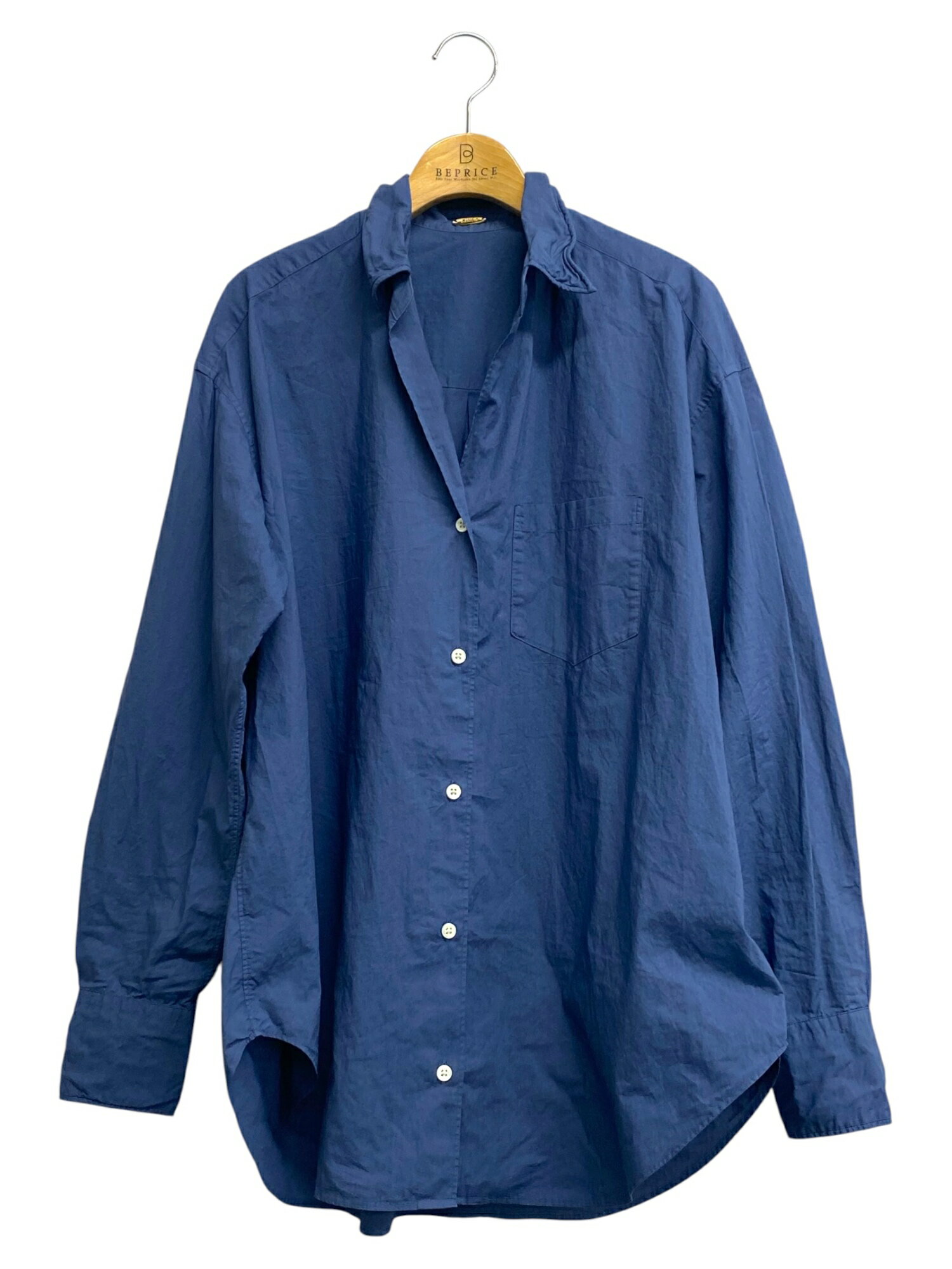 乐天商城 - ミューズドゥドゥーズィエムクラス COTTON WASHシャツ 23-050-500-4120-1-0 F ネイビー 23SS【中古】 IT64WA8MGHJM