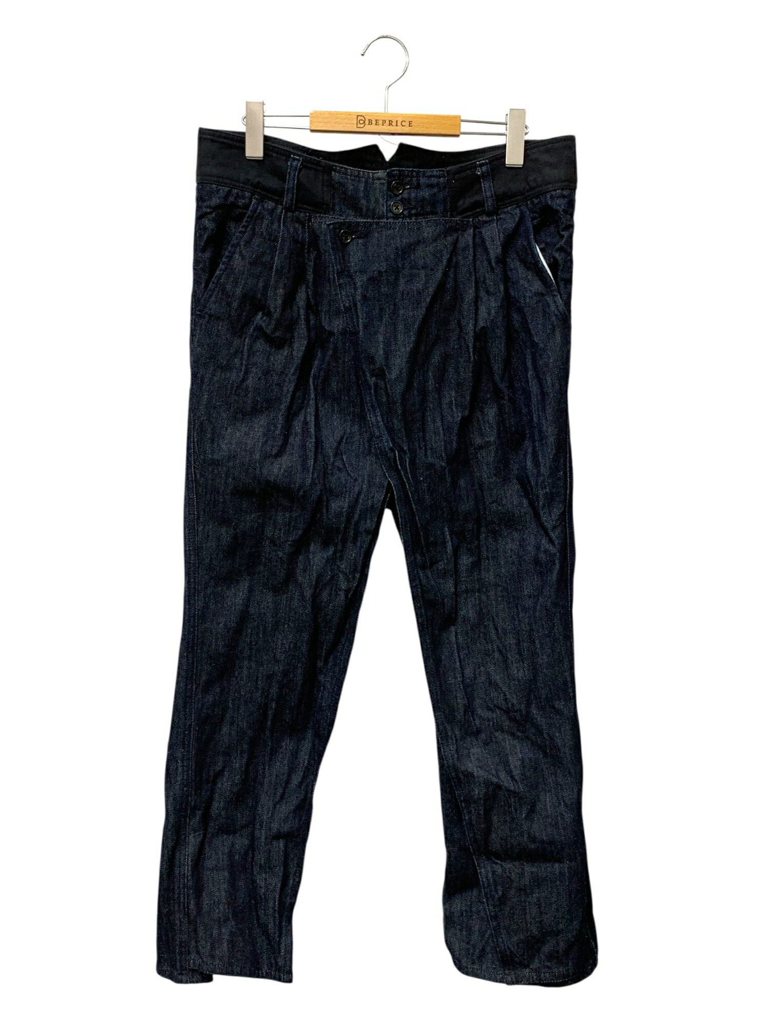 乐天商城 - クラネ FRONT WRAP DENIM PANTS 18111-7331 1 ネイビー【中古】 ITZJS0SWVY7G