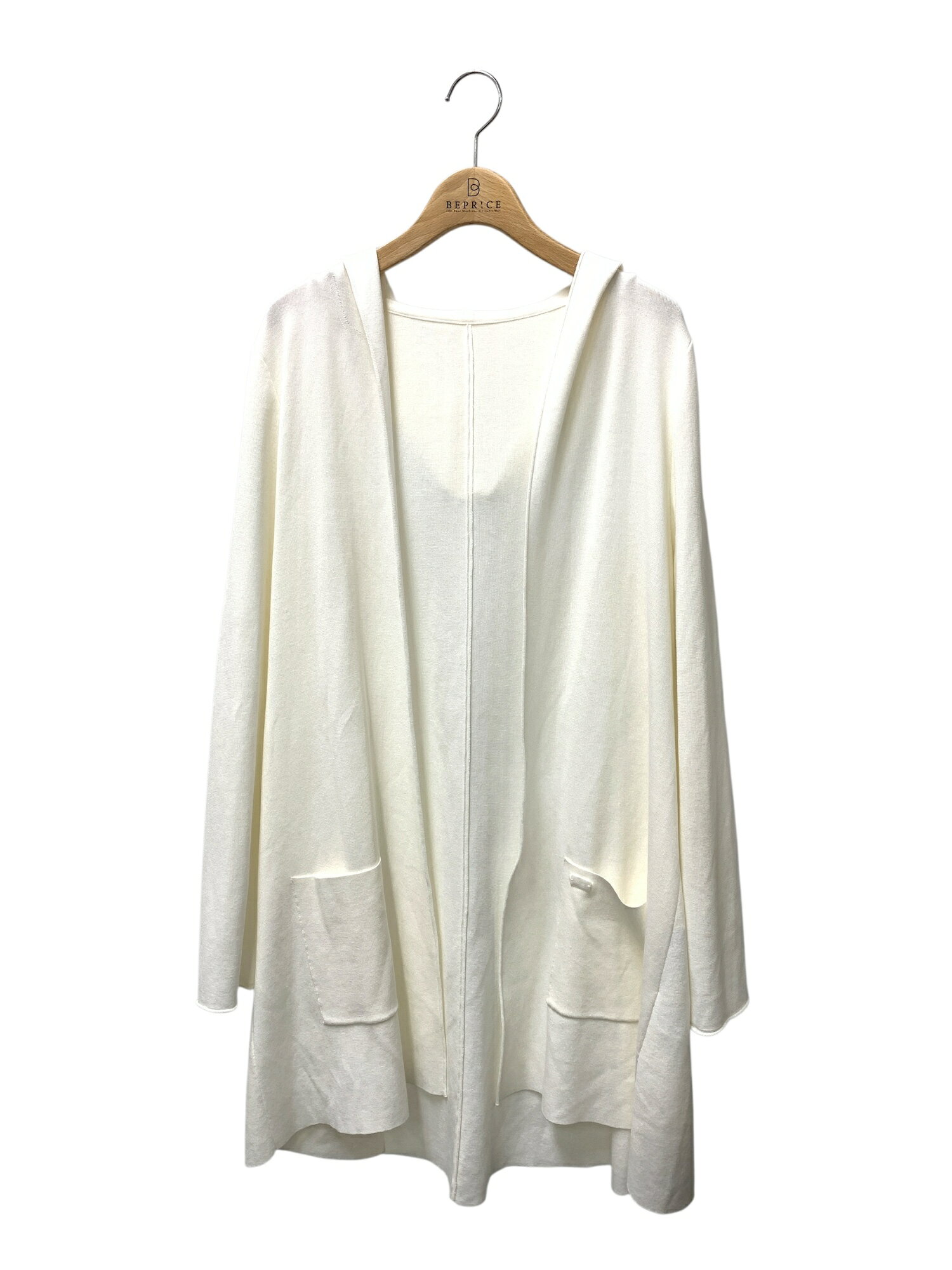 乐天商城 - フォクシーブティック HOODIE CARDIGAN 38822 カーディガン 42 ホワイト 2020年増産モデル【中古】 IT4MVJ6D1414