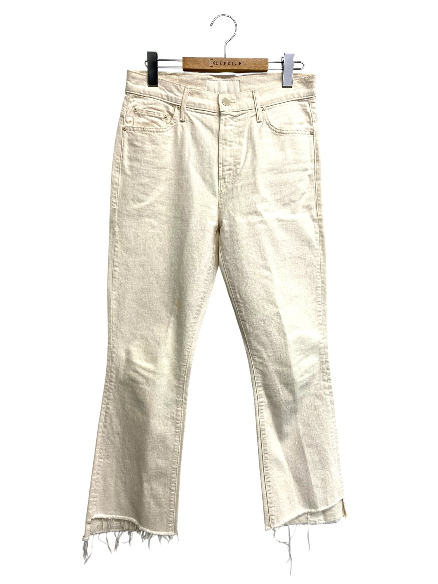 マザー NATURAL INSIDER CROP カットオフデニムパンツ 3110600466 27 アイボリー IT4803V6YUOS