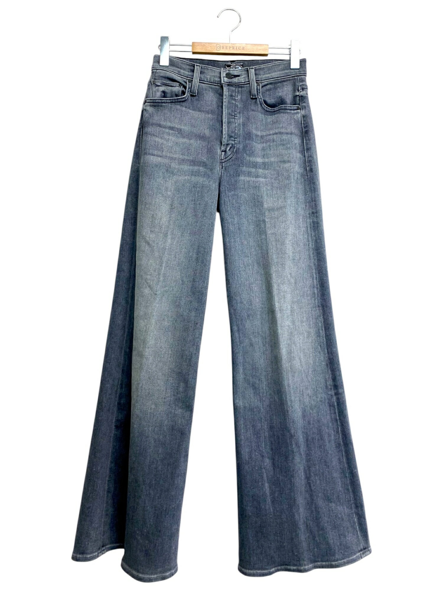 乐天商城 - マザー 3610600222 デニムパンツ 26 グレー ワイドフレア【中古】 IT1QEDCDCSJ3