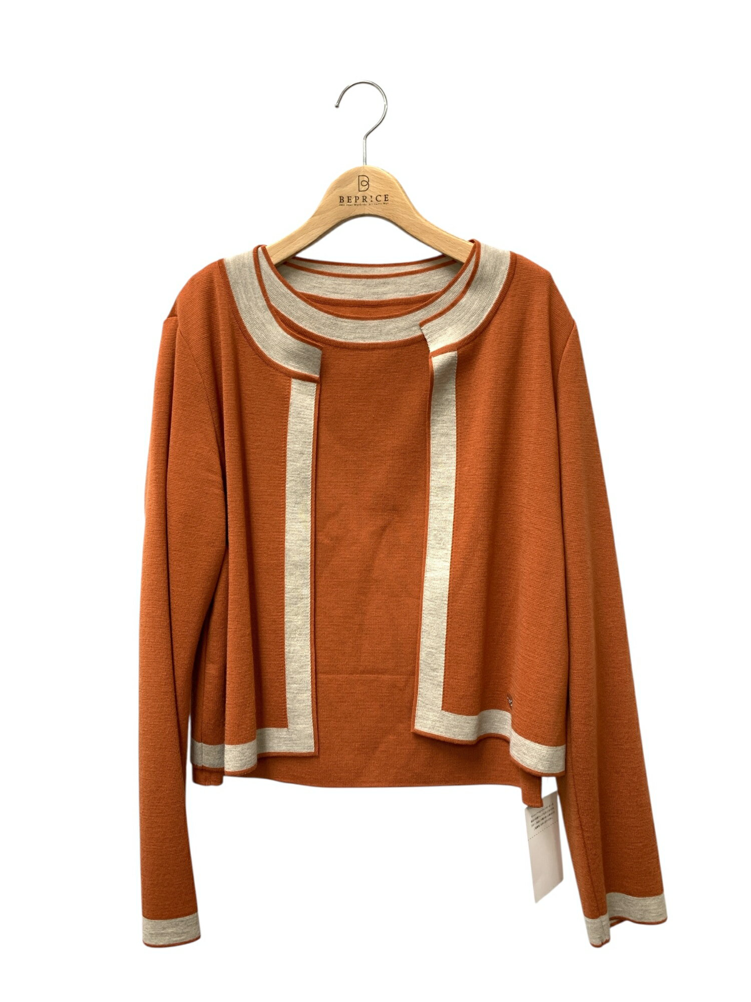 乐天商城 - フォクシーブティック Knit Twin Noisette 41404 42 オレンジ【中古】 IT2XB49D76GO