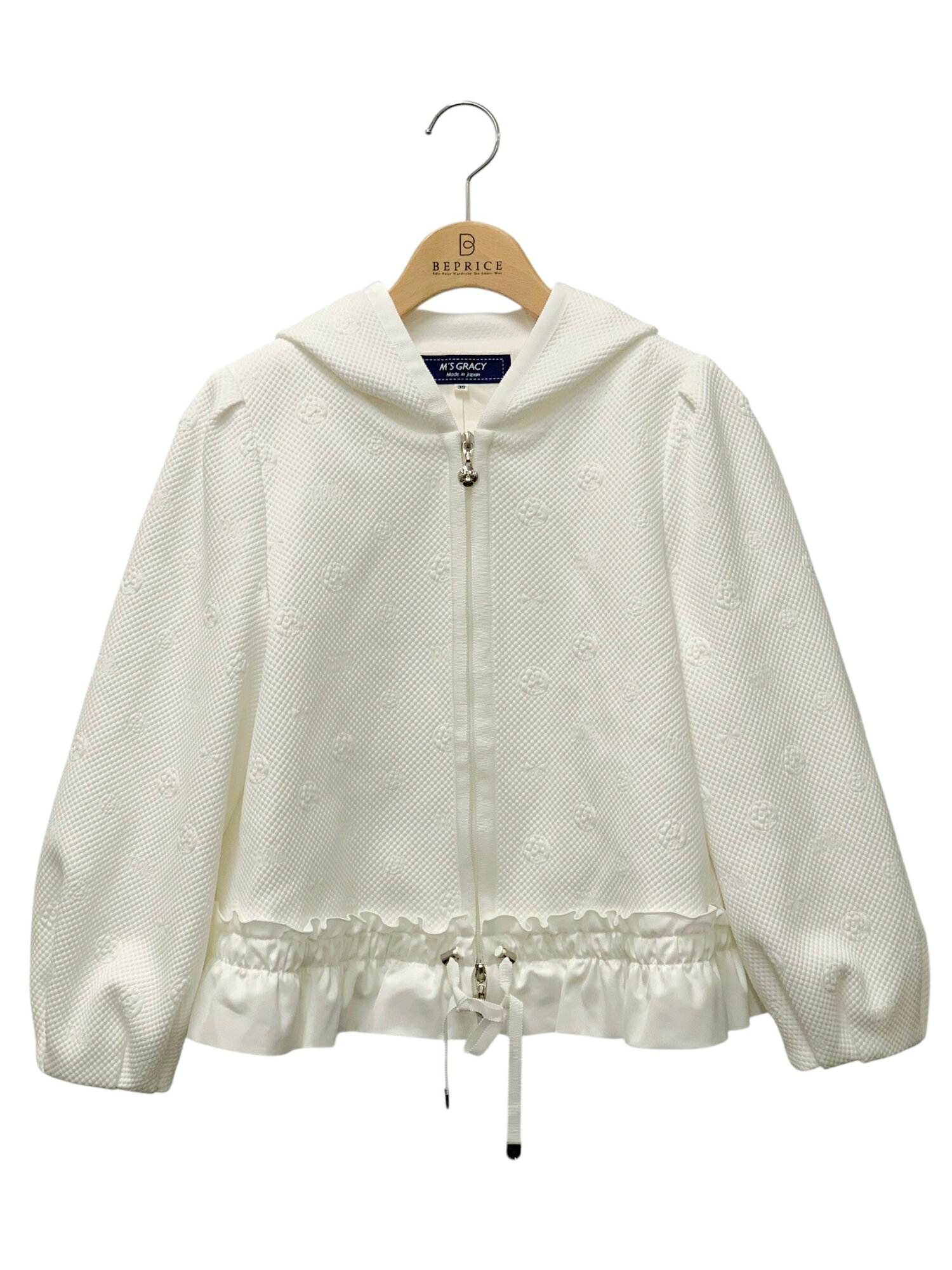 美品♡M'S GRACY ♡ホワイト ジップアップパーカー 40 楽天市場】エムズグレイシー パーカーの通販