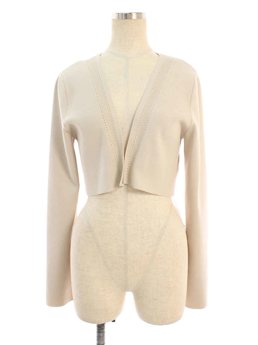 フォクシーブティック カーディガン 40988 Knit Cardigan(Prairie) 長袖 40【Aランク】【中古】tn201108