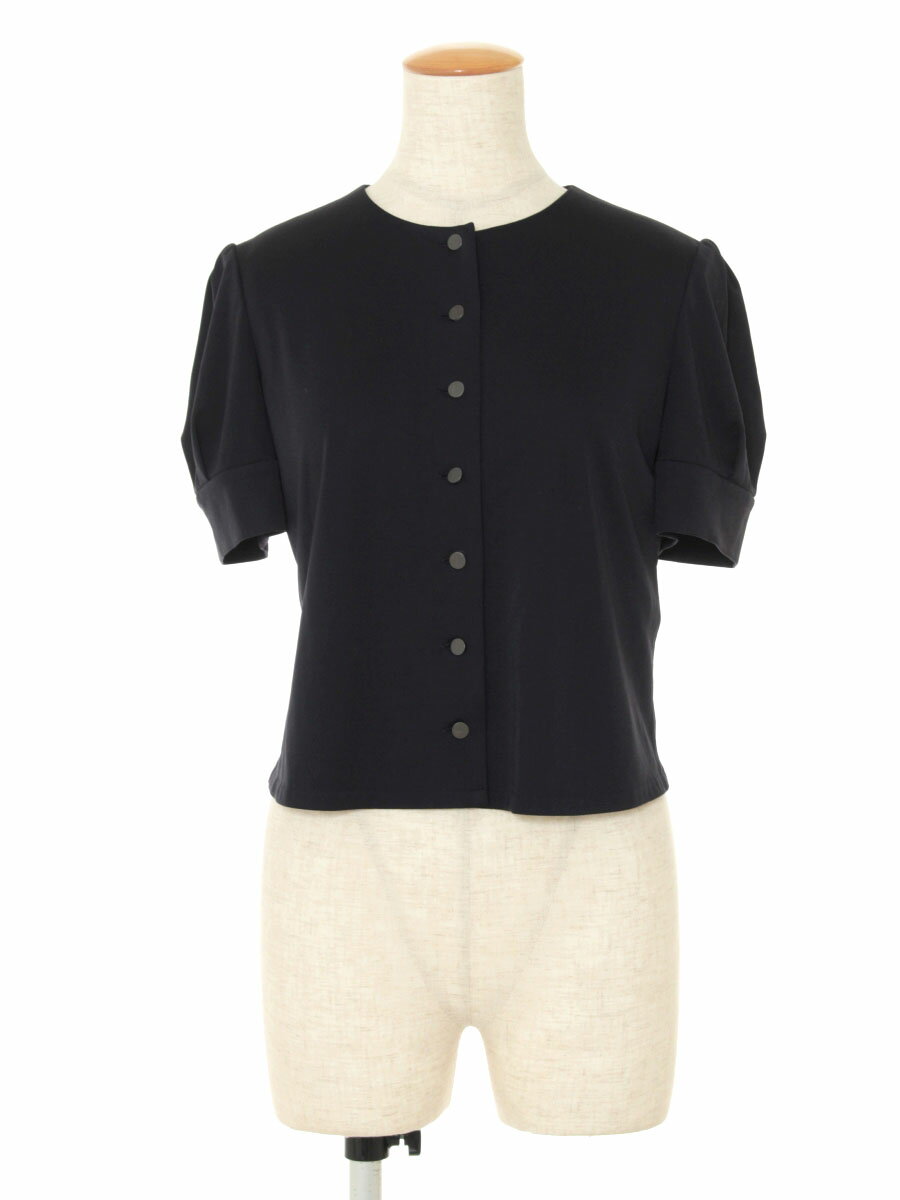 ルネ カーディガン ストレッチ 半袖 34【Aランク】【中古】tn201217