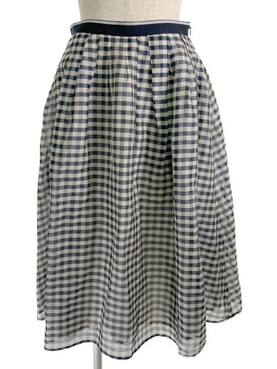 FOXEY フォクシー スカート 42696 FRENCH GINGHAM SKIRT チェック 38【Aランク】【中古】