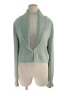 FOXEY フォクシー ジャケット 37907 Knit Jacket Clover F【Bランク】【中古】tn230223