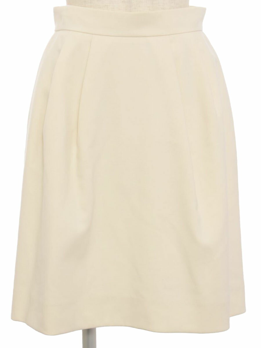 FOXEY フォクシー スカート 34802 Skirt ウール混 タック 38【Bランク】【中古】tn230709