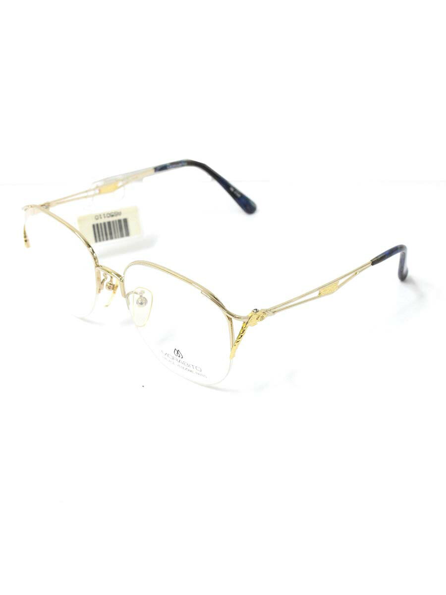 モラビト メガネ ハーフリム【Aランク】【中古】tn230831