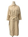 エルメス ワンピース 36-7350 ‘23SS Belted dress 半端袖 34【Aランク】【中古】tn231015