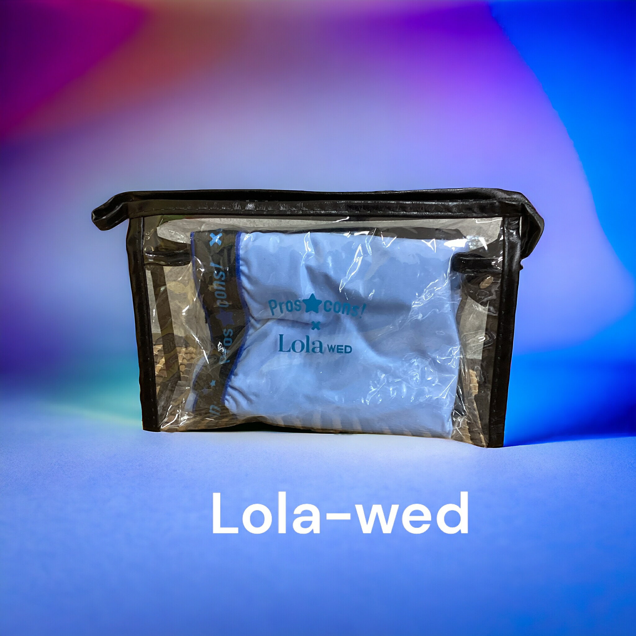 送料無料　outlet　Lola wed.　メンズ　ボクサーパンツ　2色セット　ブラック　ブルー　ポーチ付き　おしゃれ　フリーサイズ　M～L