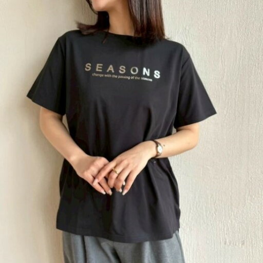 【2025SS新作】【接触冷感】箔プリントロゴTシャツ 【2025SS新作】【接触冷感】箔プリントロゴTシャツ