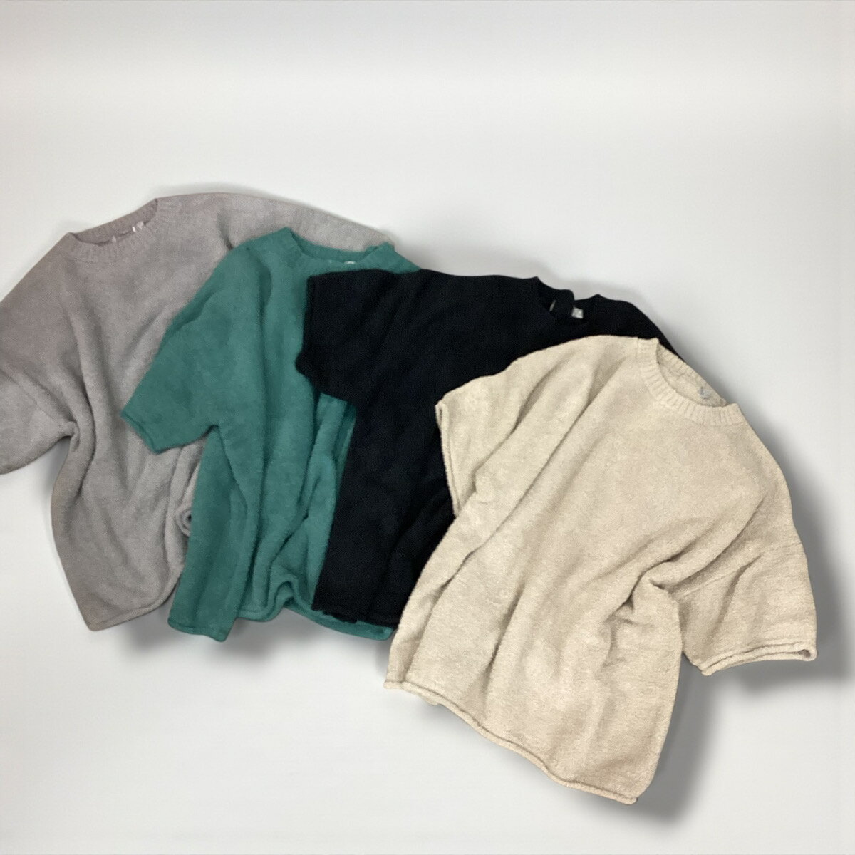 【限定80％OFFクーポン配布中】アウトレット タグカット ホームウェア men's ハーフスリーブプルオーバー グレー グリーン ブラック ベージュ